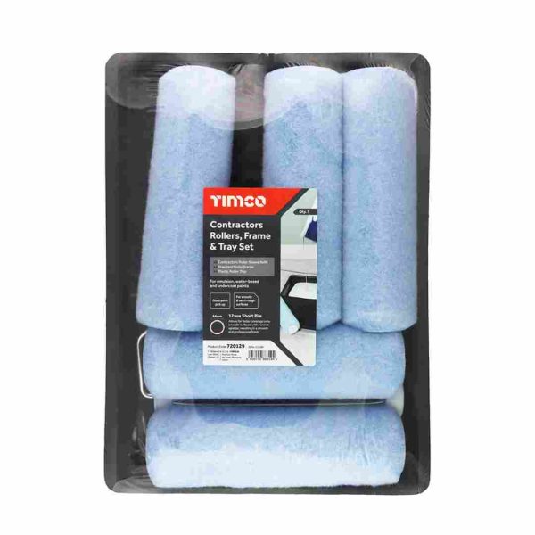 Timco Contractor's Roller Frame & Tray 9'' Set