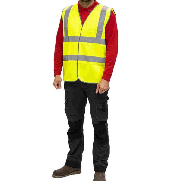 Safety Waistcoat HI-VIS Extra Large Yellow