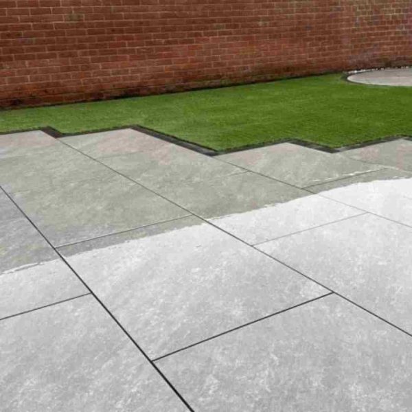 Classic Grey Porcelain 600 x 900 Outdoors