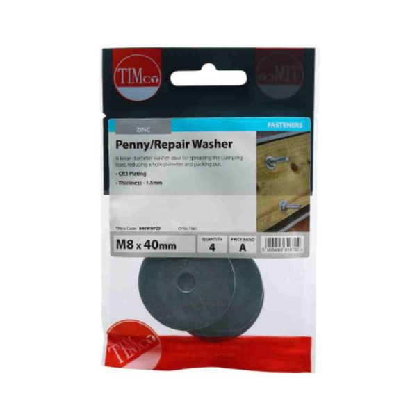 Penny Washer M8 x 40mm Timpac (4)