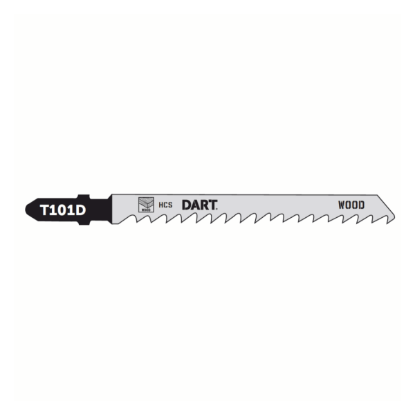 Dart T101D Wood Cutting Jigsaw Blade PK 5