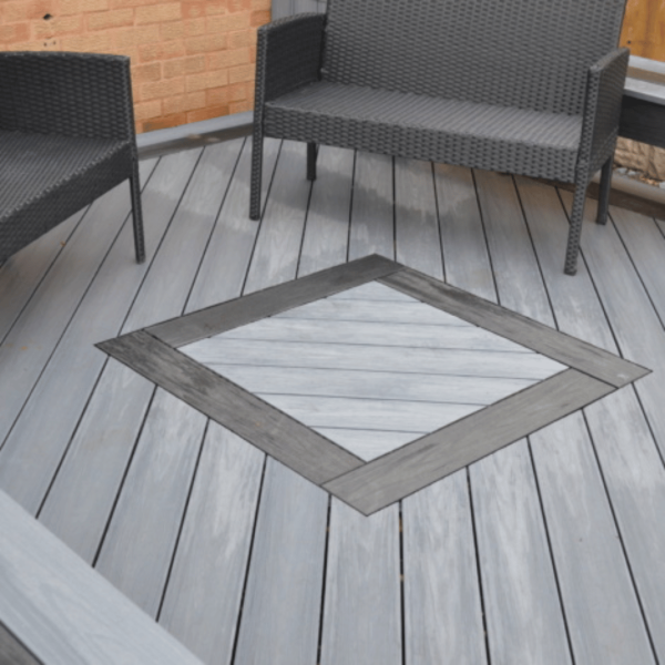 Piranha Terra Fuzion Decking Slate/Graphite