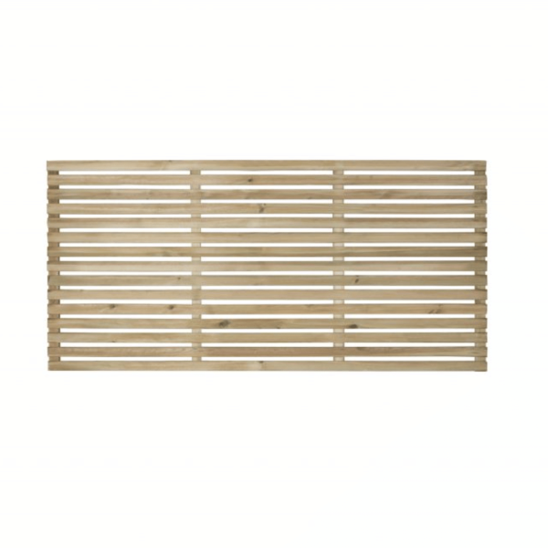 Contemporary Slatted Fence Panel