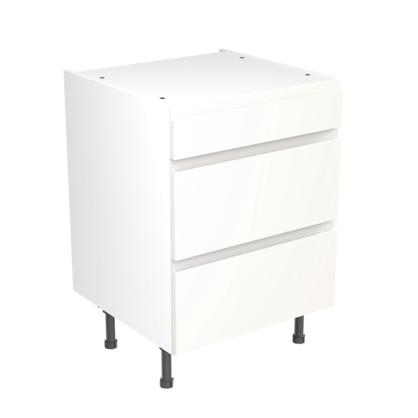 600 Base Unit 3 Drawer 720mm x 600mm x 570mm