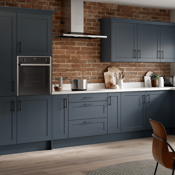 SHAKER ULTRAMATT INDIGO BLUE KITCHEN