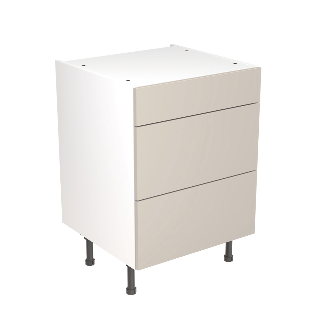 600 Base Unit 3 Drawer 720mm x 600mm x 570mm