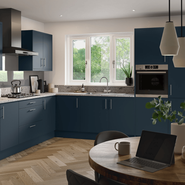 SLAB ULTRAMATT INDIGO BLUE KITCHEN KIT KITCHEN