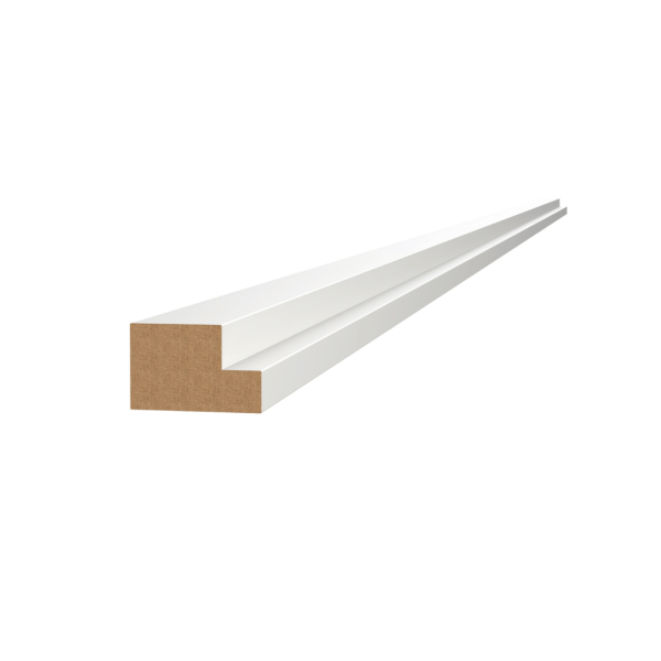 Shaker Ultramatt White Multi Rail 2745mm x 150mm x 18mm