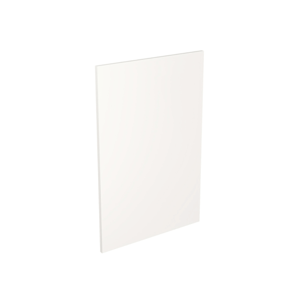 JPull Supergloss White Panel Base End 900mm x 600mm x 18mm