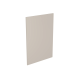 JPull Supergloss Light Grey Panel Base End 900mm x 600mm x 18mm