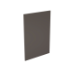 JPull Supergloss Graphite Panel Base End 900mm x 600mm x 18mm