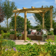 Premium Radial Pergola 2400mm x 2750mm x 2750mm