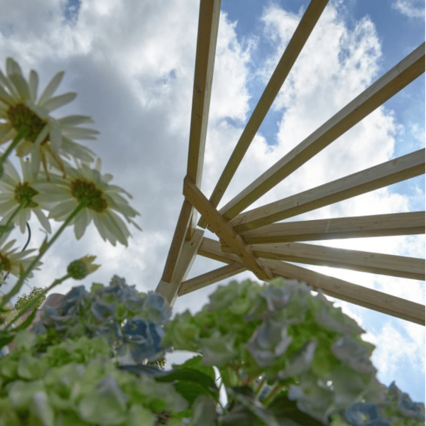 Premium Radial Pergola 2400mm x 2750mm x 2750mm