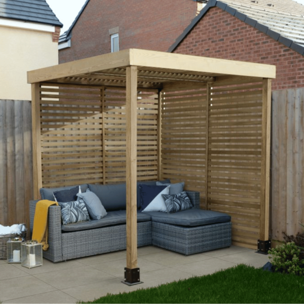 Modular Pergola W/ 2 Side Panel 2050mm x 1970mm x 1970mm