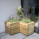 Linear Corner Planter 440mm x 800mm x 800mm