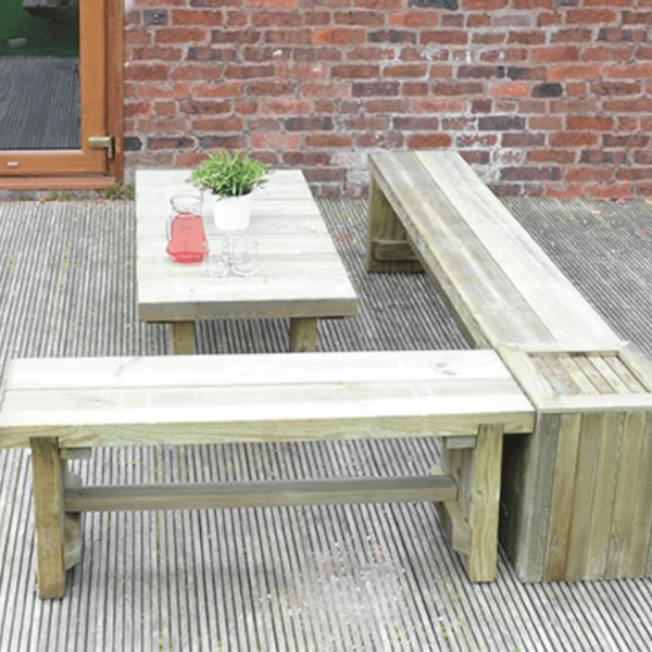 Low Level Sleeper Table 450mm x 1230mm x 600mm