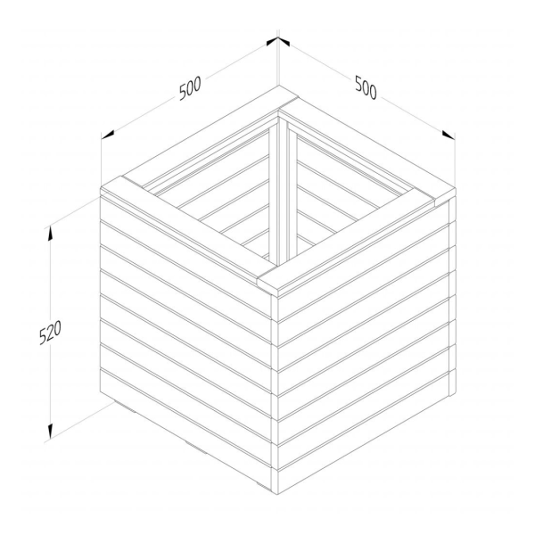 Modular Garden Seating V2 1800mm x 2060mm x 530mm