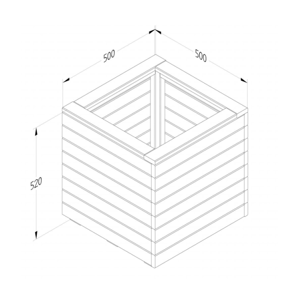 Modular Garden Seating V3 1800mm x 2060mm x 2060mm