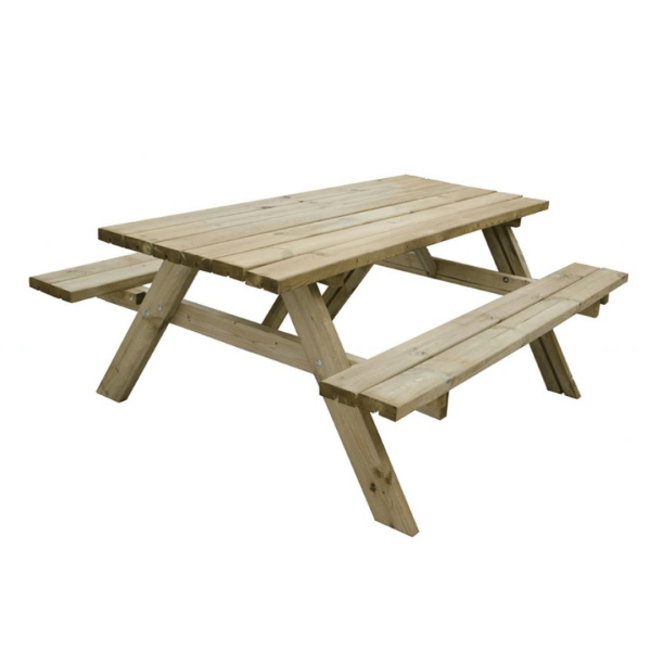 Rectangular Picnic Large Table 770mm x 1770mm x 1530mm