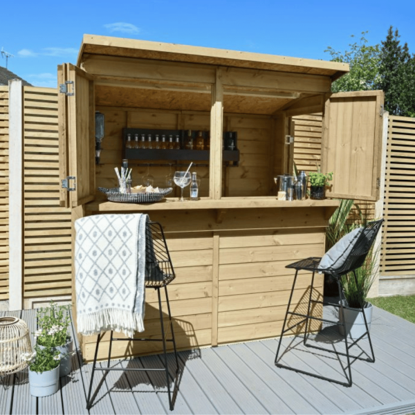 Shiplap 6x3 Garden Bar 2010mm x 1890mm x 1190mm