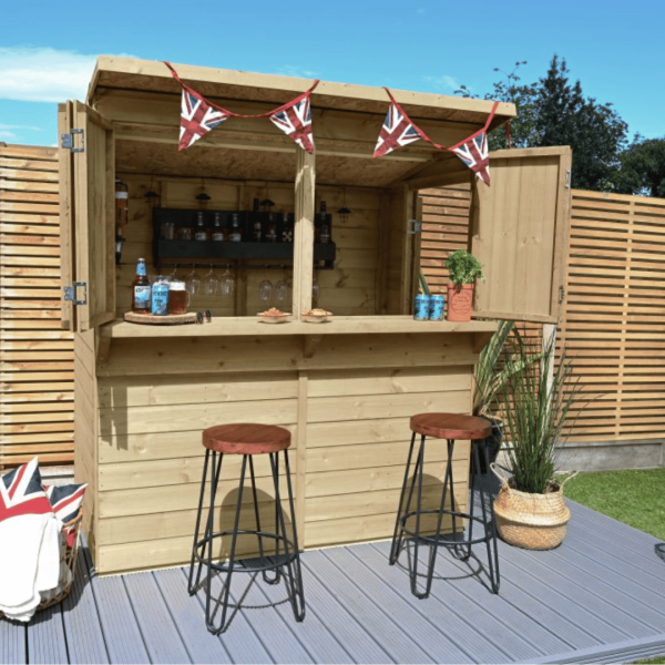 Shiplap 6x3 Garden Bar 2010mm x 1890mm x 1190mm