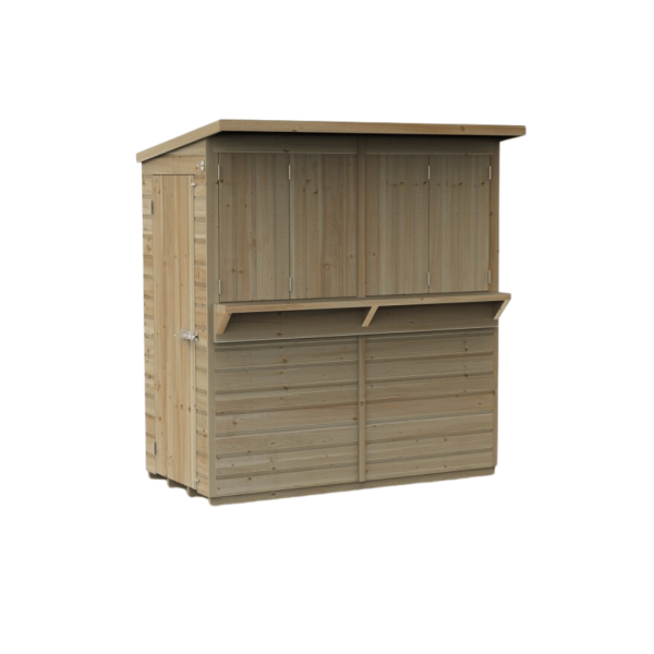 Shiplap 6x3 Garden Bar 2010mm x 1890mm x 1190mm