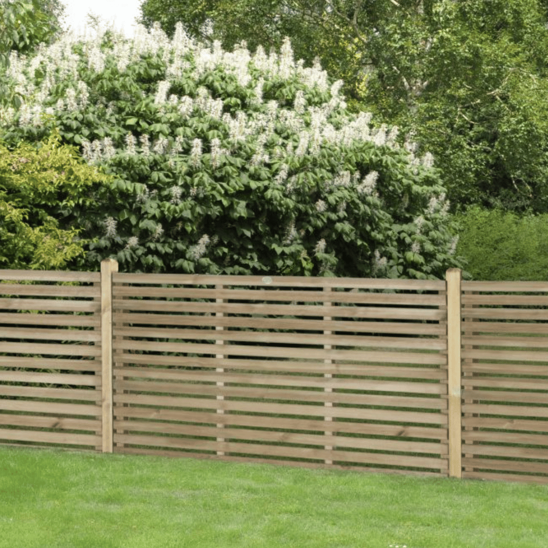 Pressure Treated Contemporary Slatter Fence Panel 900mm x 1800mm