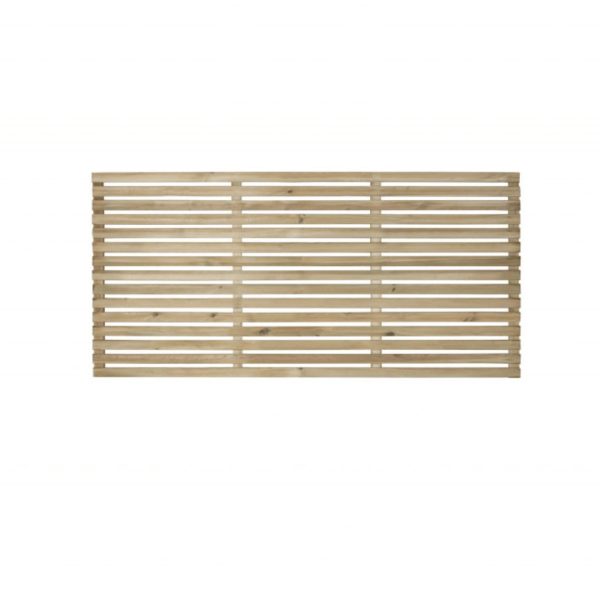 Pressure Treated Contemporary Slatter Fence Panel 900mm x 1800mm