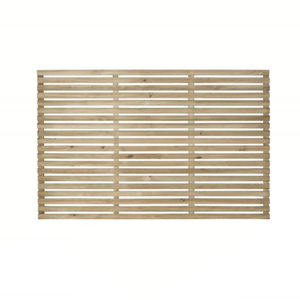 Pressure Treated Contemporary Slatter Fence Panel 1200mm x 1800mm