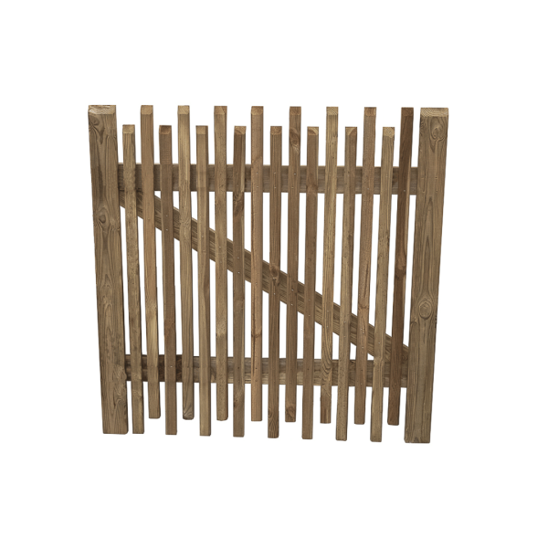 Contemporary Picket Gate 900mm x 900mm