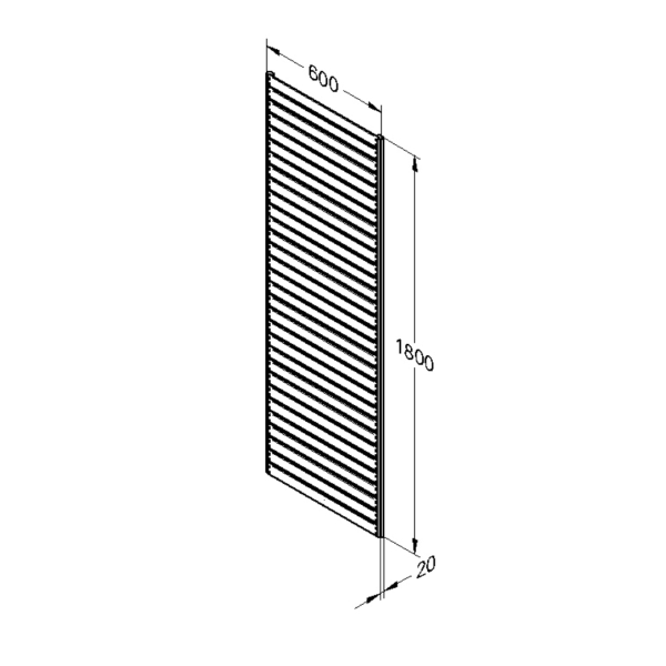 Slatted Trellis 1800mm x 600mm