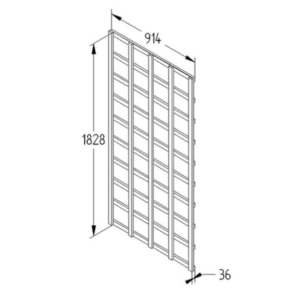 Heavy Duty Trellis 1830mm x 910mm