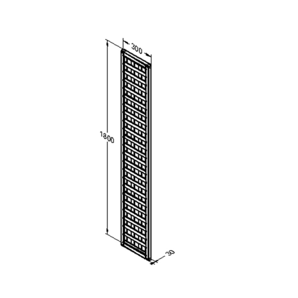 Premium Framed Trellis 1800mm x 300mm