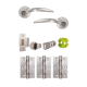 Jigtech Satin Chrome Cresta Door Pack (Mech 57mm)