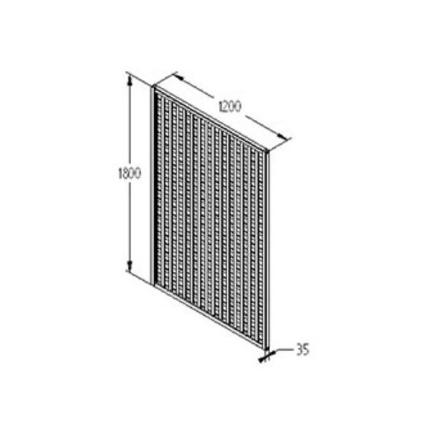 Premium Framed Trellis 1800mm x 1200mm