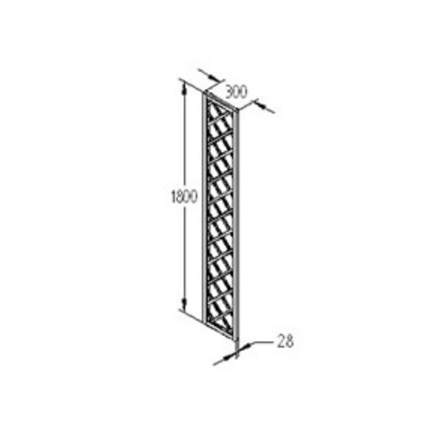 Hidcote Lattice 1800mm x 300mm