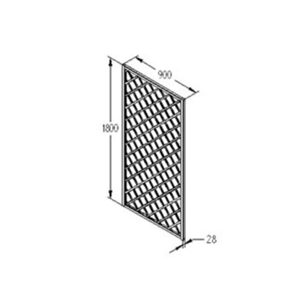 Hidcote Lattice 1800mm x 900mm