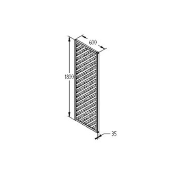 Rosemore Lattice 1800mm x 600mm