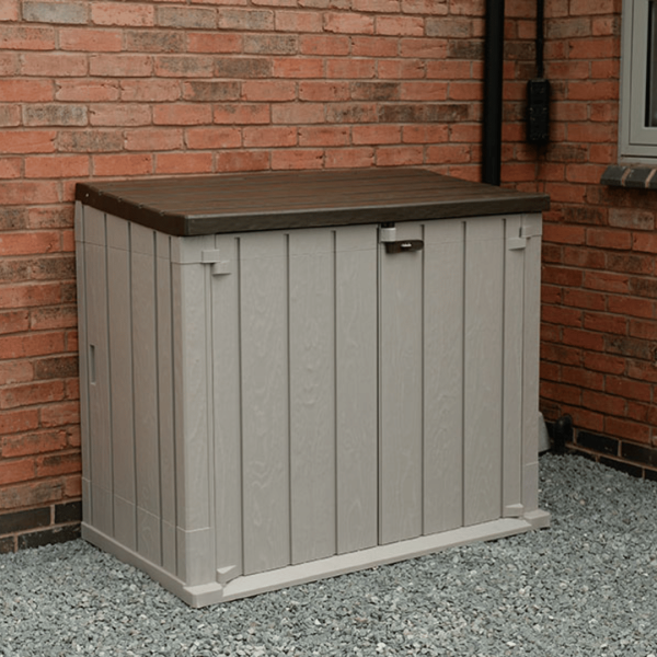 Large Plastic Garden Storage Unit - 842 Litre 1110mm x 1300mm x 750mm