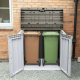 Extra Large Plastic Grey Garden Storage Unit 1200 Litre 1250mm x 1440mm x 830mm