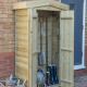 Apex Pressure Treated Tall Garden Store 1830mm x 1100mm x 510mm