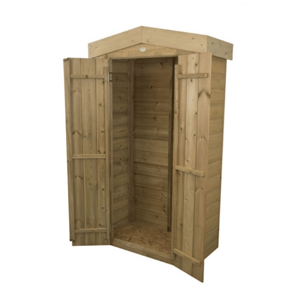 Shiplap Apex Pressure Treated Tall Outdoor Store 1830mm x 1100mm x 510mm