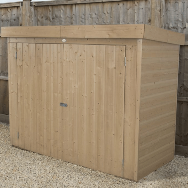 Shiplap Pressure Treated Pent Large Outdoor Store 1450mm x 1960mm x 870mm