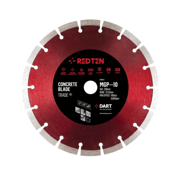 Dart Red Ten MGP-10 Diamond Blade 115Dmm x 22.23B