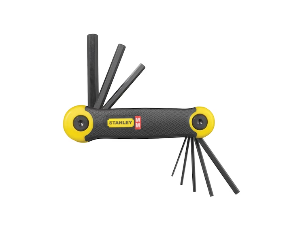 Stanley 8PC Metric Folding Hex Key Set