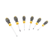 STANLEY Cushion Grip Screwdriver Set Parallel Pozidriv Phillips 6PC Set