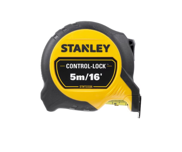 STANLEY CONTROL-LOCK 5M/16' (25mm wide) Tape Measure